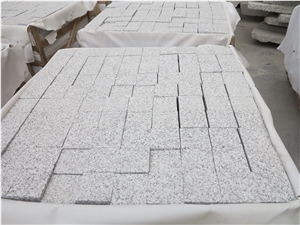 G633 Light Grey Granite Bush Hammered Cube Stone G633 Light Grey Granite Bush Hammered Cube Stone