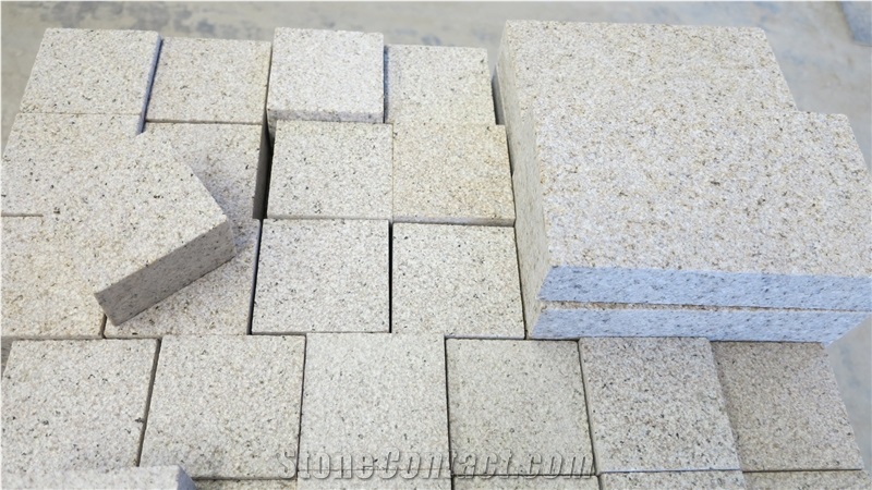 Rusty Granite G682 Bush Hammered Pavers Floor Covering