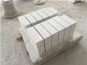 Bianco Carrara White Marble Polished Garden Bench
