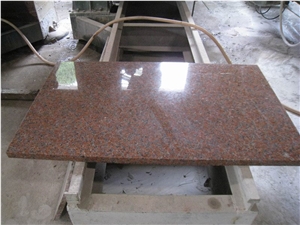 G562 Granite Prefab Countertop, Red Granite Kitchen Countertop