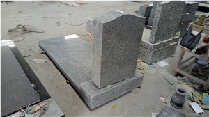 G603 Light Grey Granite Tombstone & Monument