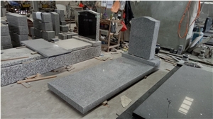 G603 Light Grey Granite Tombstone & Monument