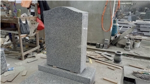 G603 Light Grey Granite Tombstone & Monument