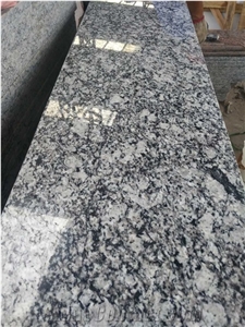Granite Spray White Granite Tiles &Step,White Sea Wave Stair Riser,White Granite Stair Treads