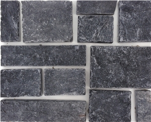 Black Travertine Loose Stone Veneer