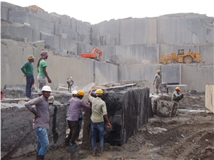 Black Galaxy Granite Block, India Black Granite