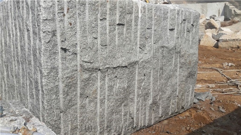 Foam White Granite Block, India White Granite