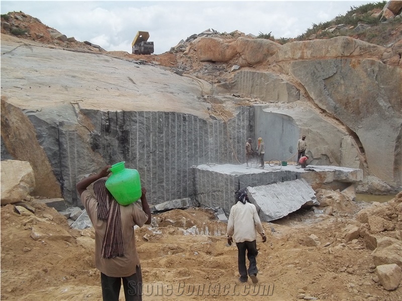 Kuppam Green Granite Blocks