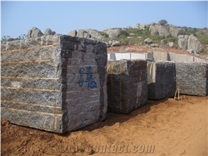 Pigeon Grey Granite Block, India Grey Granite