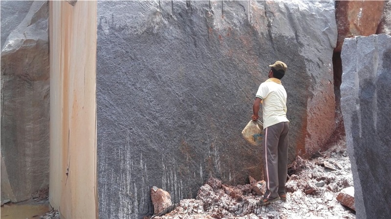 Vizag Blue Granite Block