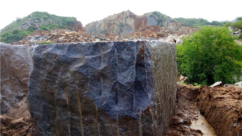 Vizag Blue Granite Block