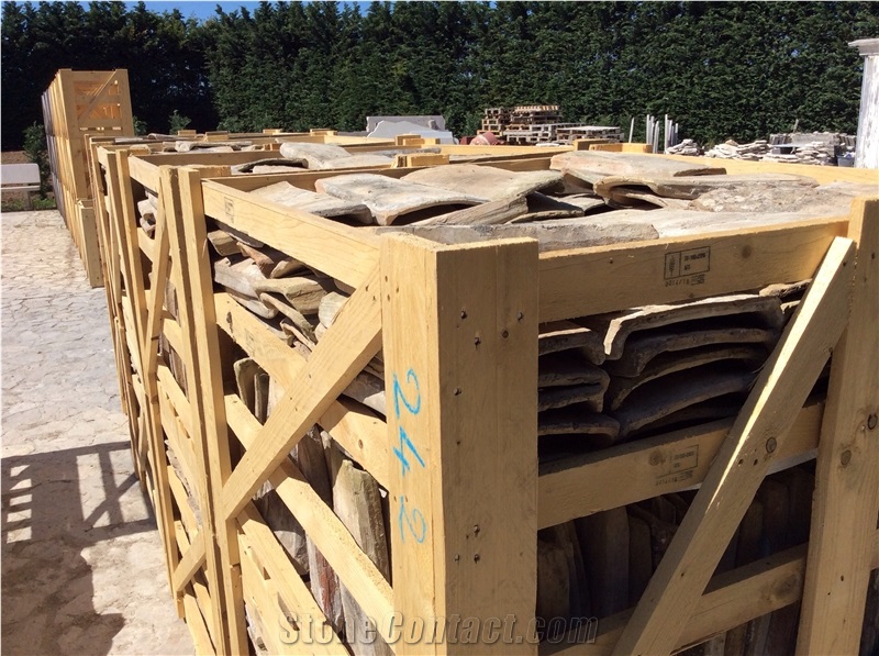 Antique Terracotta Reclaimed Roof Tiles