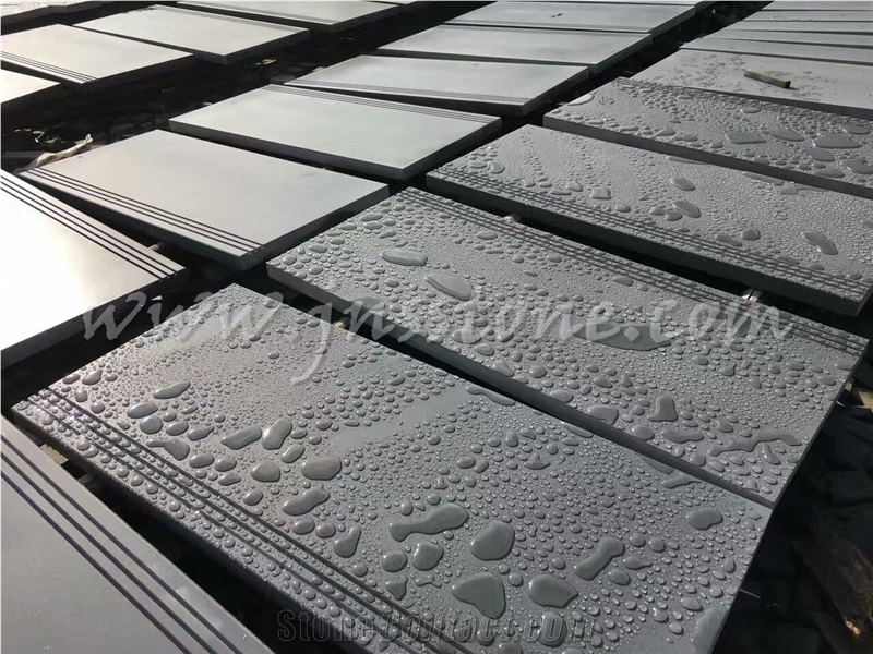 Hainan Grey Basalt Stairs,Staircase,Step