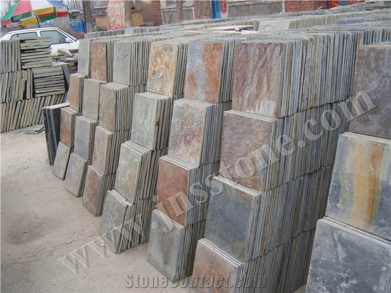 Slate,Rusty Slate,Slate Kavalas Flagstone,Slate Tiles, Slate Stepping,Green Slate Tiles, Slate Pavers,Patio Stones,Walkway Pavers