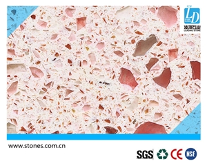 Quartz Slab Noway Red, Shinning Series Quartz Stone Slab, Quartz Surfaces, Cut-To-Size Quartz Tiles for Kitchen Bathroom Decoration