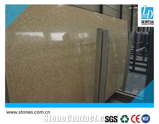 Quartz Slab Pine Nut Yellow, Quartz Surfaces, Cut-To-Size Quartz Tiles for Kitchen Bathroom Decoration