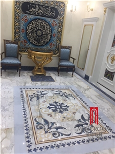 China Factory Custom-Made Medallion Luxury Flooring