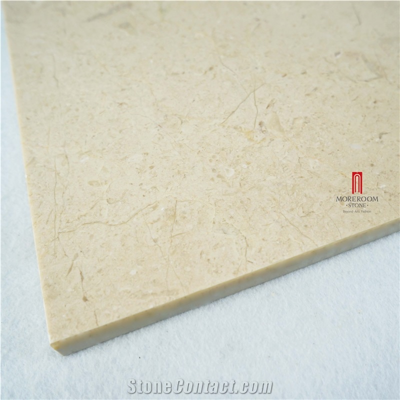 Spain Crema Marfil & Emperador Light Marble Pattern Floor Design Medallion