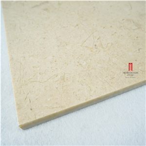 Spain Crema Marfil & Emperador Light Marble Pattern Floor Design Medallion