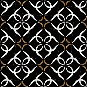 Thin Laminated Modern Marble Flooring Design