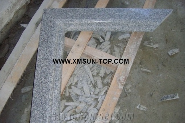 G602 Granite Skirtings/Chinese Sardinia Grey Granite Moldings/Cristallo Grigio Granite Border/Mayflower Snow Granite Window Frame/Plum Blossom White Granite Border Decos/Granite Trim