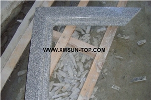 G602 Granite Skirtings/Chinese Sardinia Grey Granite Moldings/Cristallo Grigio Granite Border/Mayflower Snow Granite Window Frame/Plum Blossom White Granite Border Decos/Granite Trim