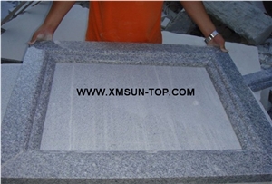 G602 Granite Skirtings/Chinese Sardinia Grey Granite Moldings/Cristallo Grigio Granite Border/Mayflower Snow Granite Window Frame/Plum Blossom White Granite Border Decos/Granite Trim