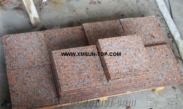 Mapple Red Granite Cube Stone/Chinese Capao Bonito Granite Square Pavers/G 562 Granite for Floor Covering/G 651 Granite Courtyard Road Pavers/Cenxi Red Granite Exterior Paving Stone/Samkie Red Granite