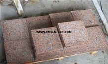 Mapple Red Granite Cube Stone/Chinese Capao Bonito Granite Square Pavers/G 562 Granite for Floor Covering/G 651 Granite Courtyard Road Pavers/Cenxi Red Granite Exterior Paving Stone/Samkie Red Granite