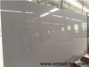 Pure Grey Quartz Stone Slabs/Grey Artificial Quartz Slabs/Single Color Engineered Stone/Grey Manmade Stone Slabs/Quartz Stone for Flooring&Walling/Quartz Stone Panels