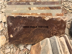 Rusty Slate Tiles(Size:60*30cm)/Rust-Coloured Slate Floor Tiles/Rust Slate Wall Tiles/China Slate Stone for Wall Covering&Wall Cladding/Slate Panels/Slate for Flooring&Floor Covering/Exterior Pavers