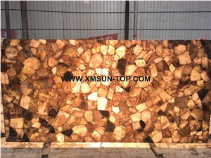 Smoke Crystal Semiprecious Stone Reception Desk/Semi Precious Table Tops/Dark Green Semi-Precious Stone Reception Counter/Work Top/Semiprecious Reception for Hotel&Office&Bar/Interior Decoration