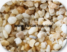 Yellow River Stone&Pebbles with Different Size(Machine Cutting)/Light Yellow Pebbles/Round Pebbles/Pebble for Landscaping Decoration/Wall Cladding Pebble/Flooring Paving Pebble