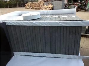 Hainan Black Basalt Andesite Tiles & Slabs, Black Basalt Andesite Tiles & Slabs for Floor and Wall, Lava Black Basalt/ Tiles/ Walling/ Flooring/ Wall/Lava Stone/ Lava Big Hole