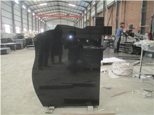 Russia Black Granite Monuments, Black Tombstone,Shanxi Black Granite Monument & Tombstone, Custom Monuments, Headstones
