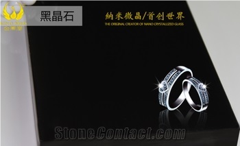 Nable and Elegant Black Spar Crystallized Stone