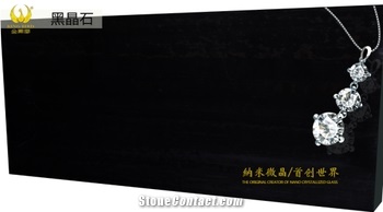 Nable and Elegant Black Spar Crystallized Stone