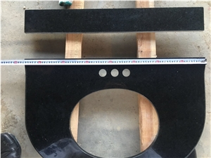 China Absolutely Black Granite Polished Natural Stone Kitchen Countertops,Kitchen Bar Top,Bench Tops, Kitchen Worktops, Manufacturer,Quarry Owner