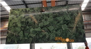 China Green Emerald Agate Semiprecious Stones/Green Emerald Semi-Precious Stone/Green Emerald Stone