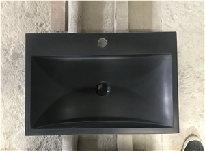 Black Basins/Sinks/Vessel Sinks/Square Sinks/Square Basins/Wash Basins/China Black Stone Sinks/Bathroom Sinks/Bathroom Basins/Kitchen Sinks/Kitchen Vessel Sinks