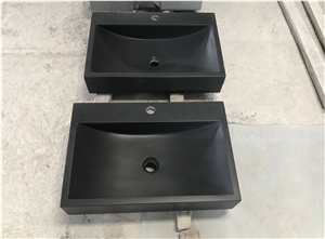 Black Basins/Sinks/Vessel Sinks/Square Sinks/Square Basins/Wash Basins/China Black Stone Sinks/Bathroom Sinks/Bathroom Basins/Kitchen Sinks/Kitchen Vessel Sinks