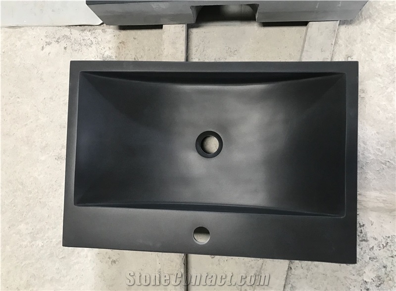 Black Basins/Sinks/Vessel Sinks/Square Sinks/Square Basins/Wash Basins/China Black Stone Sinks/Bathroom Sinks/Bathroom Basins/Kitchen Sinks/Kitchen Vessel Sinks