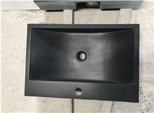 Black Basins/Sinks/Vessel Sinks/Square Sinks/Square Basins/Wash Basins/China Black Stone Sinks/Bathroom Sinks/Bathroom Basins/Kitchen Sinks/Kitchen Vessel Sinks