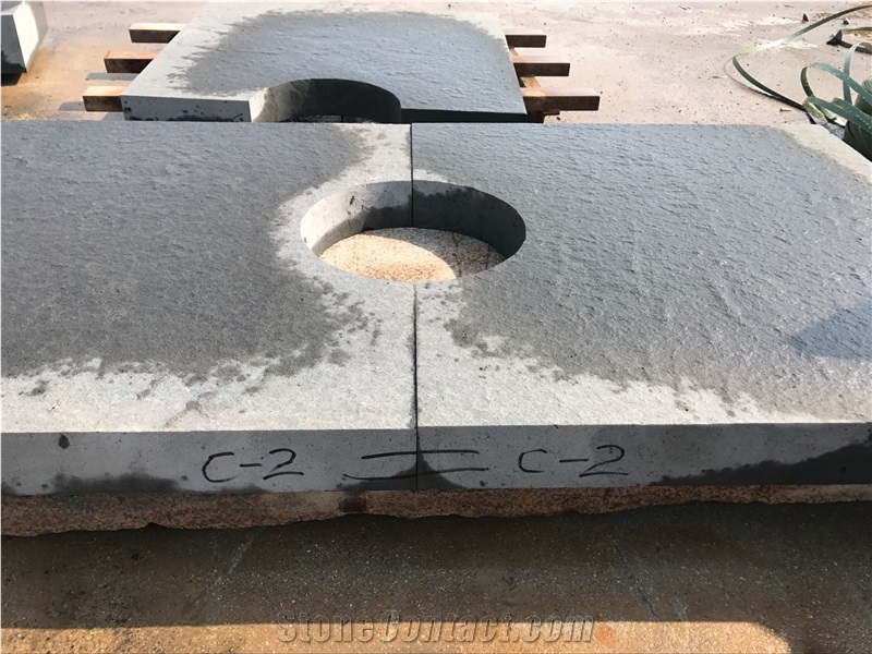 China Black Basalt Zangpu,Basalte De Zangpu,Zhangpu Black Flamed Paving Tiles