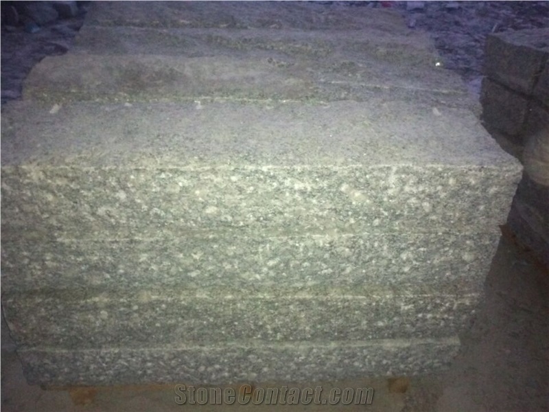 G602 Granite, Alternative Of G603,China Grey Sardo,Mayflower Snow,Padang Champagne,Plum Blossom White,Chinese Sardini Grey,Cristallo Grigio,New Bianco Sardo Picked/Pineappled Curbs Kerbstones