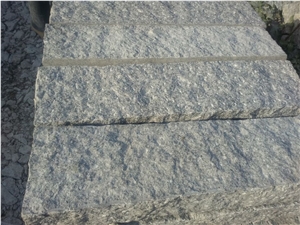 G602 Granite, Alternative Of G603,China Grey Sardo,Mayflower Snow,Padang Champagne,Plum Blossom White,Chinese Sardini Grey,Cristallo Grigio,New Bianco Sardo Picked/Pineappled Curbs Kerbstones