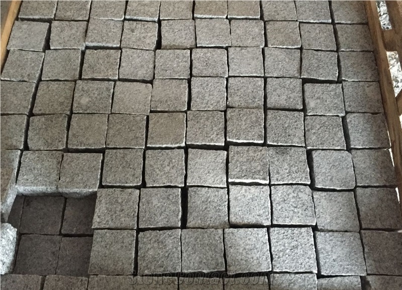 G603 New, Barry White,New Bianco Sardo,China Sardo,Counter White,Gamma Grey,Grigio Grey Granite Cube Stone,Cobble Stone,Paving Sets,Floor Covering,Walkway Pavers,Driveway Paving Stone