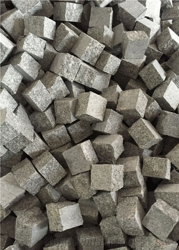 G603 New, Barry White,New Bianco Sardo,China Sardo,Counter White,Gamma Grey,Grigio Grey Granite Cube Stone,Cobble Stone,Paving Sets,Floor Covering,Walkway Pavers,Driveway Paving Stone