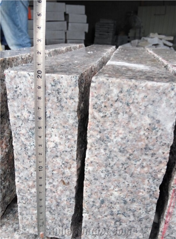 G617 Light Pink Granite,Lilac Pink Granite,Misty Rose Granite,Pearl Pink Granite,Pink Pearl Granite Kerbstones,Kerb Stone,Curbstone,Curbs,Kerbs,Sidestone