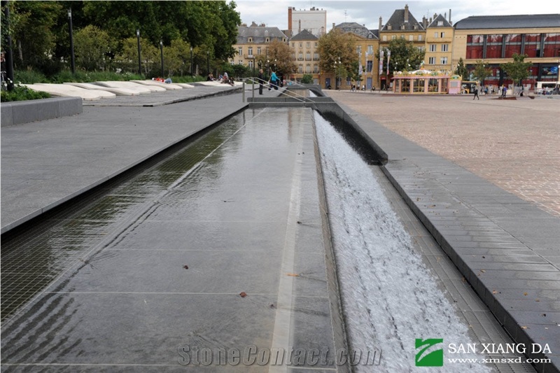 G684 China Black Stone/Paving Tiles/Floor Covering/Walkway Pavers/Cobble Stone/Cube Stone Projects